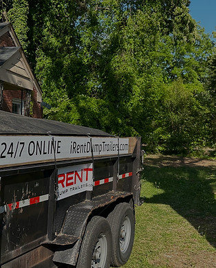 iRentDumpTrailers.com dump trailers for rent in grass