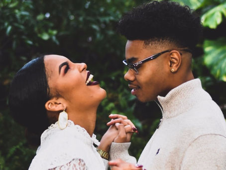 Couples Photo Session at the Botanical Gardens