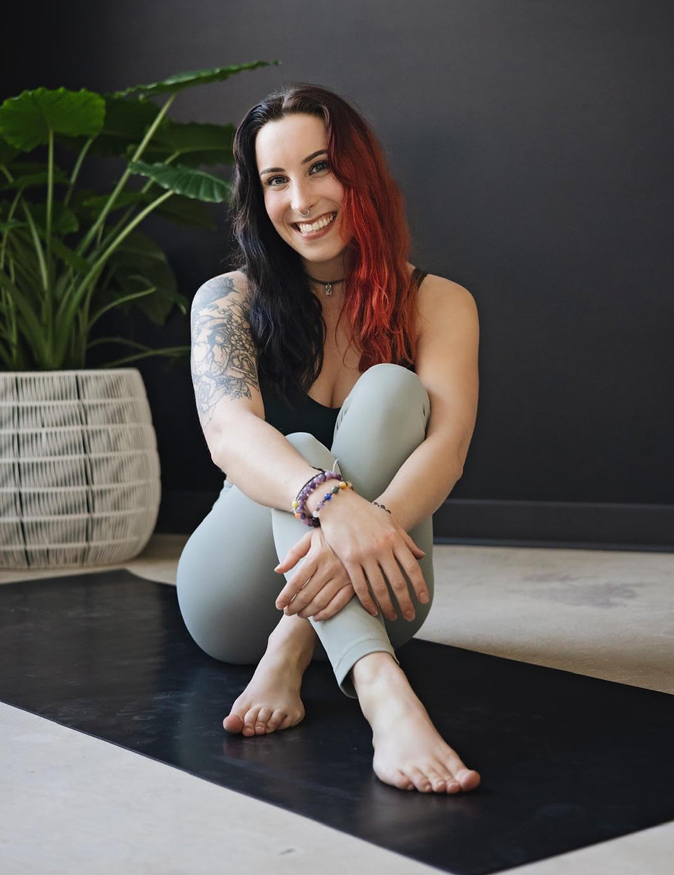 Yoga instructor in our stunning boutique yoga studio.