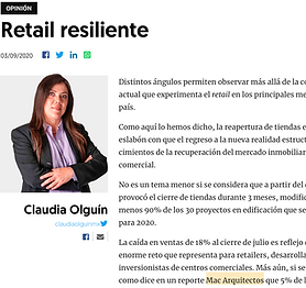 Artículo El Financiero, Retail Rescilente