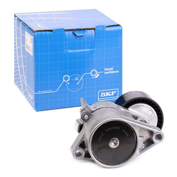 Hosszbordás szíj feszítő (VKM38202 SKF). Minőségi alkatrészek az autó megbízhatóságának fenntartásához.