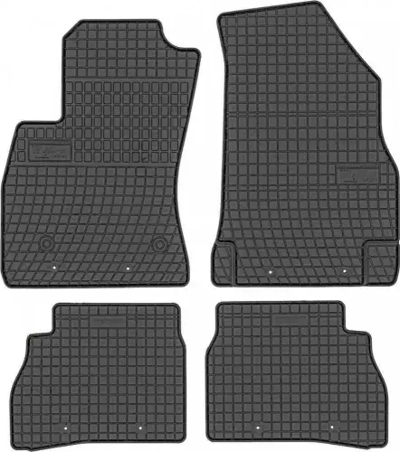 Fiat Doblo gumiszőnyeg pontos illeszkedéssel. Magas perem, tartós anyag, csúszásmentes felület, hatékony védelem sár, víz és