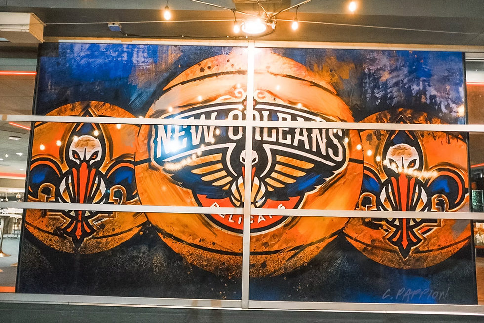 Large-scale digital artwork created for national NBA organization