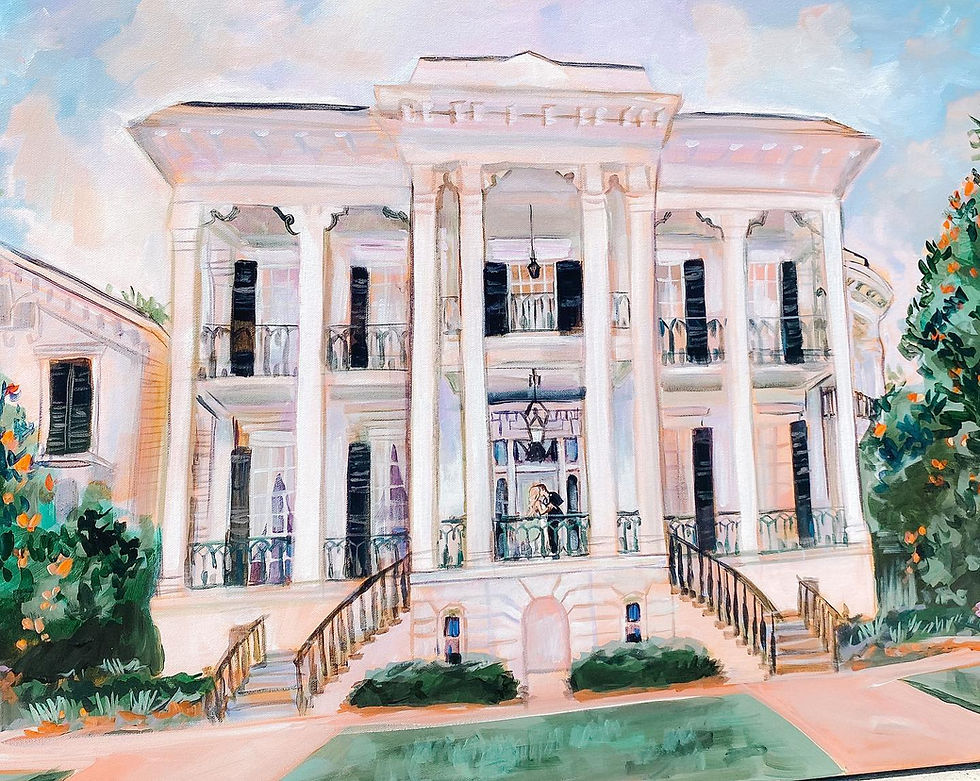 Custom portrait painting created as a meaningful family gift