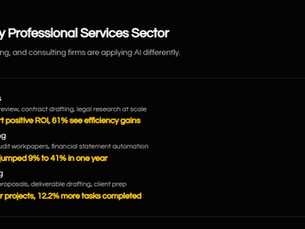 How Professional Services Firms Are Using AI
