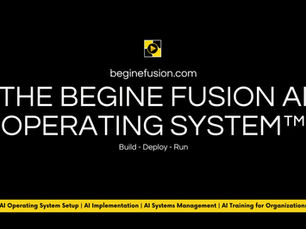 Introducing The Begine Fusion AI Operating System™ and AI Training for Organizations.