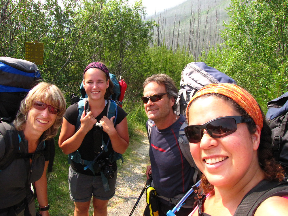 Some of my most intrepid and dedicated volunteers! Smiles all around!