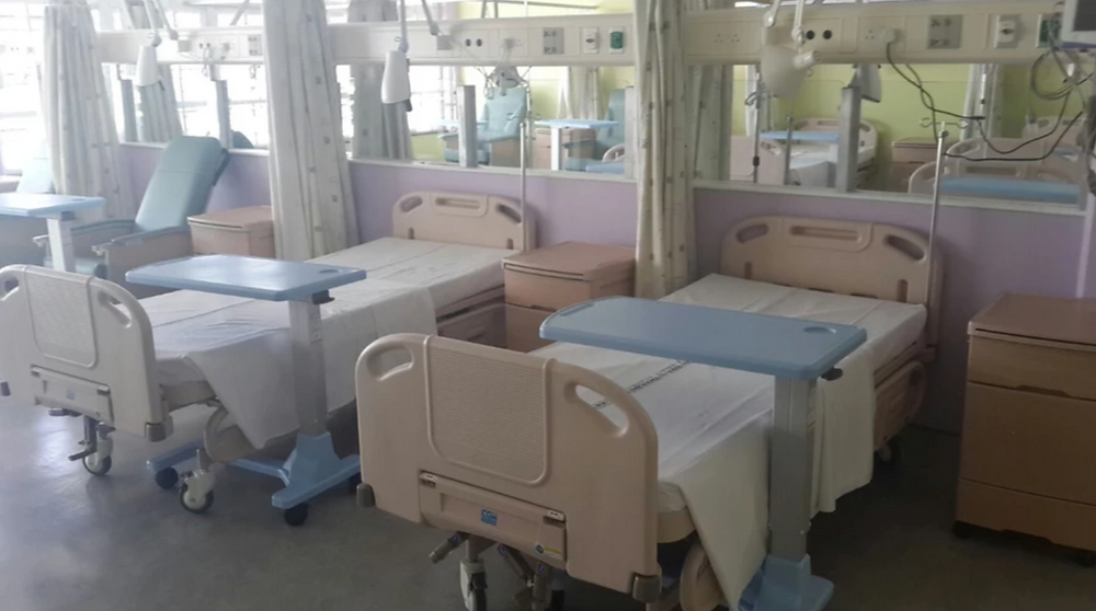 CGM Hospital Beds at a surgical center in Barbados, provided by Andar International: Medical Equipment for the Caribbean