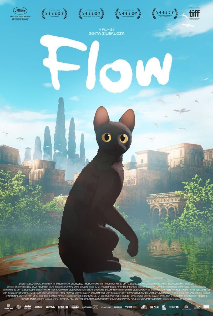 Cartel Promocional de la película Flow