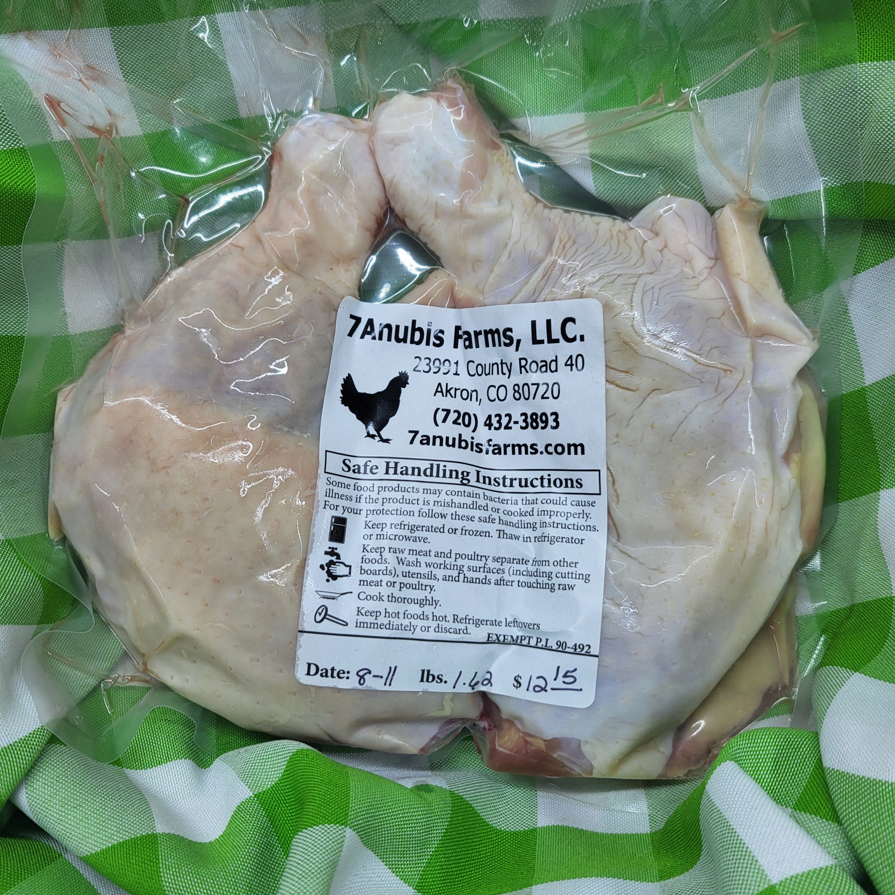 pasture-raised chicken leg quarters