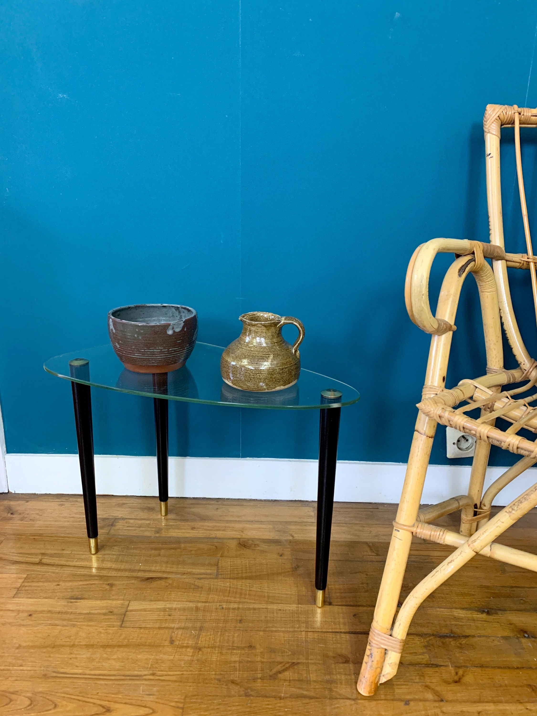 Table d'appoint restaurée