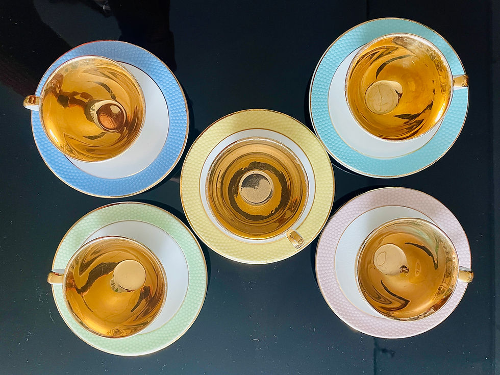 Miniature : Ensemble de 5 tasses à Café l'Amandinoise