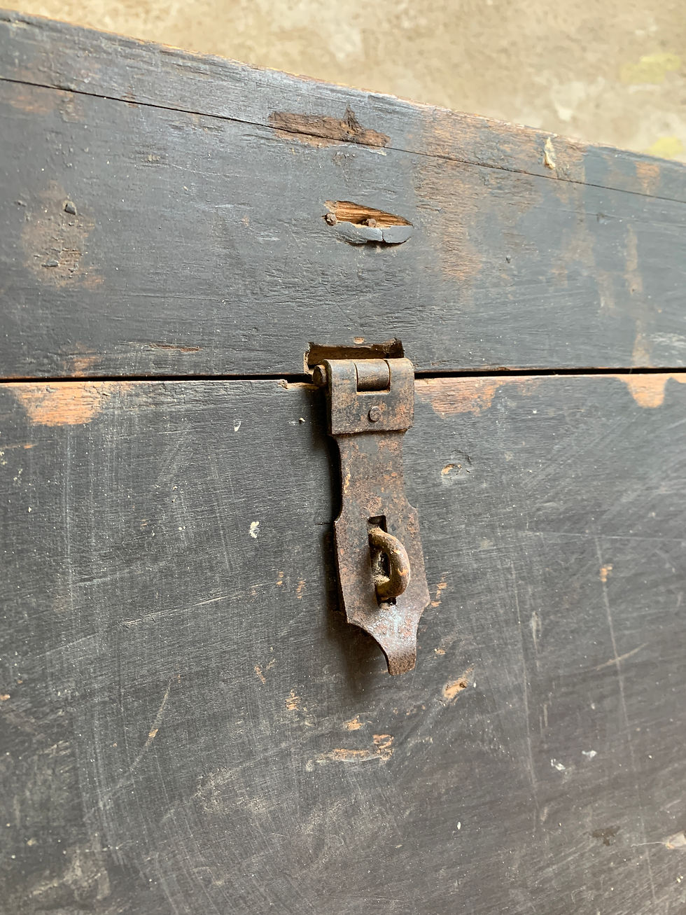 Miniature : Malle ancienne en bois
