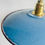 Miniature : Suspension en tôle émaillée bleue