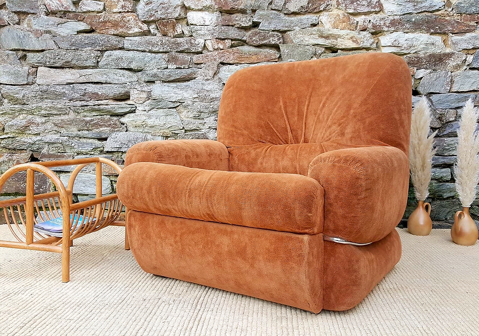 Miniature : Chauffeuse en velours