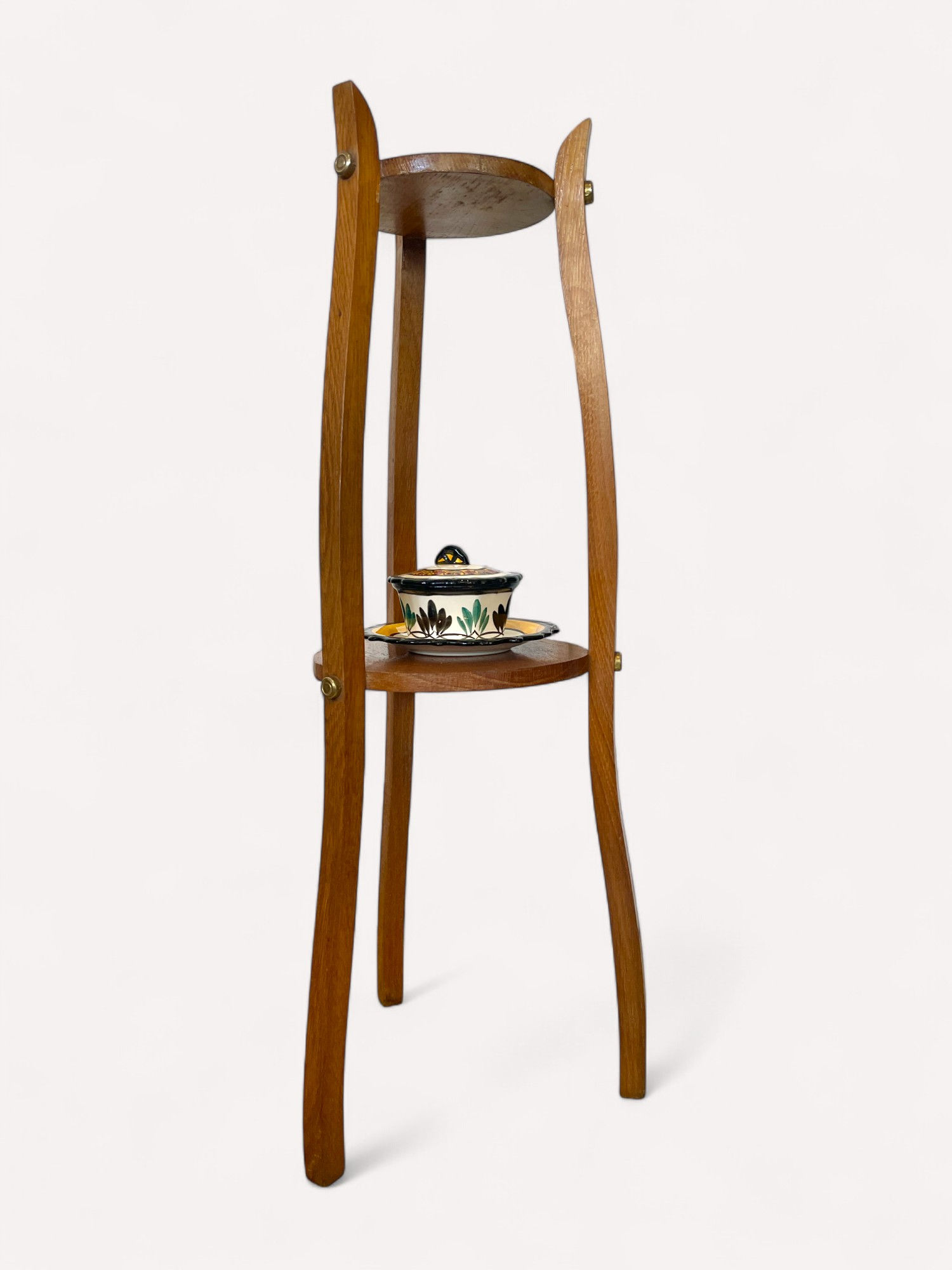 Sellette porte-plantes en bois