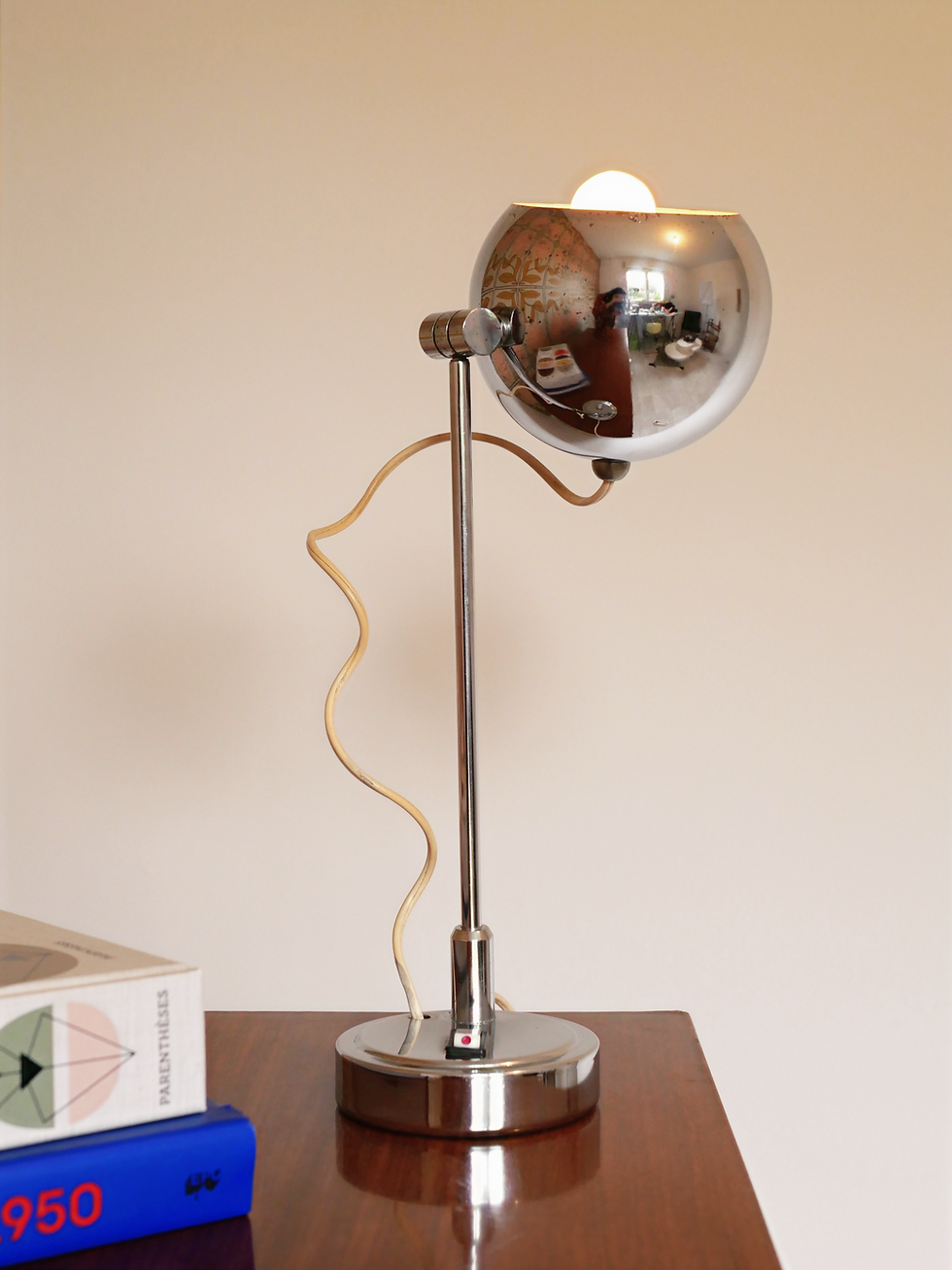 Miniature : Lampe eyeball circa 1970