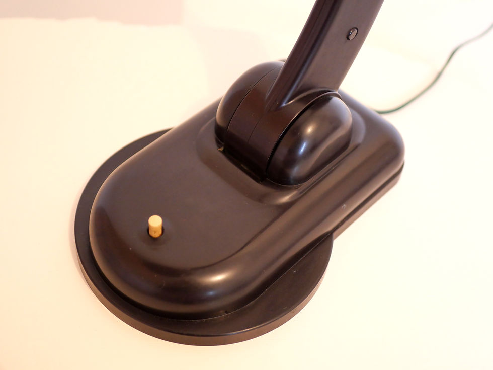 Miniature : Lampe de bureau soviétique en bakélite