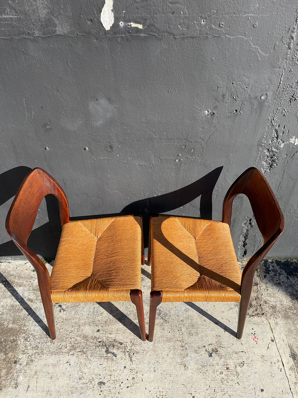Miniature : Paire de chaises n°71 - Niels Otto Møller