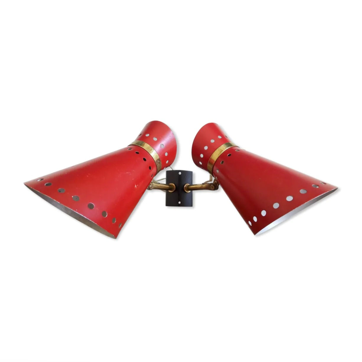 Paire d'appliques Diabolo 50's