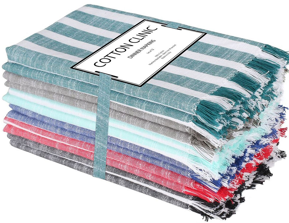 Thumbnail: Belizzi Cloth Dinner Napkins 20x20 Set of 12