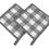 Thumbnail: Buffalo Check Oven Mitts Gloves Set of 2