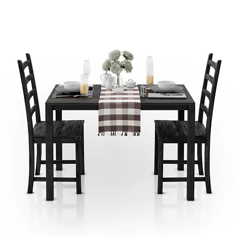 Cotton Clinic Indian Artisan Buffalo Check Table Runner Cotton