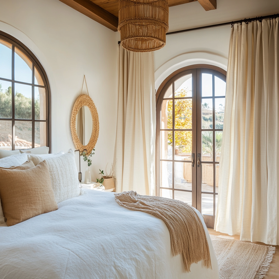 Meidterranean style bedroom