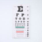 Eye exam reading chart