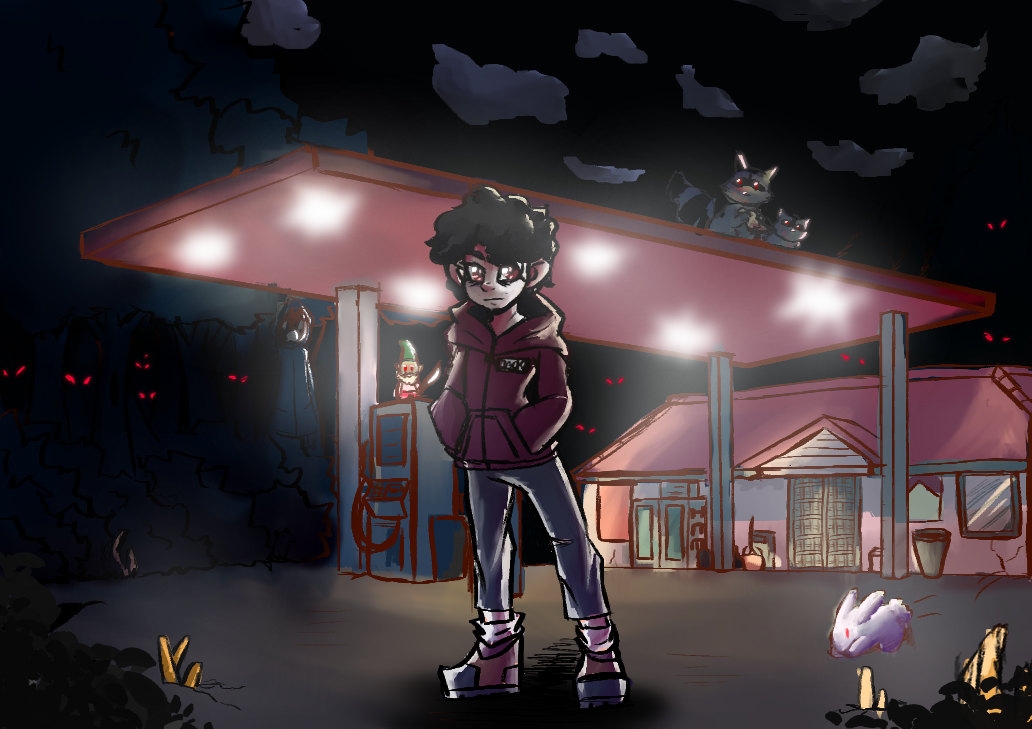 Tales From The Gas Station Volume 1 Fan Illustration content media