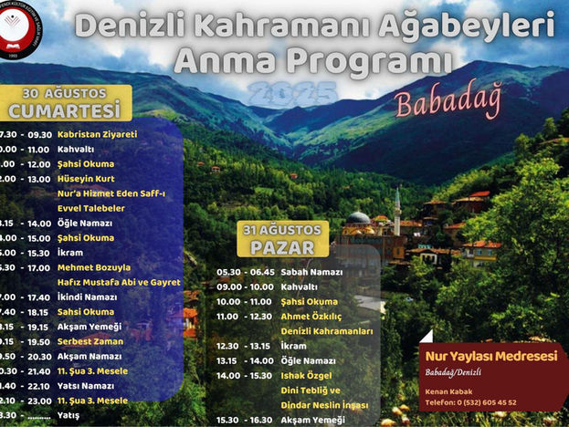 Denizli Kahramanı Âgâbeyleri Anma Programı
