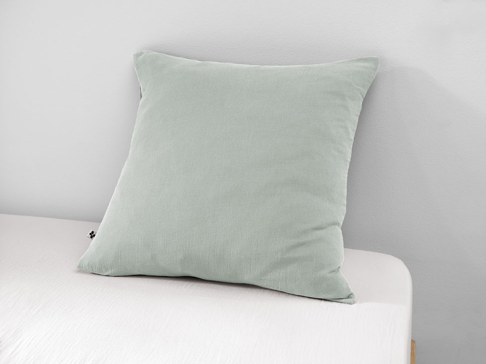 Miniature : Taie d'oreiller Gaze de coton Gaïa 60 x 60