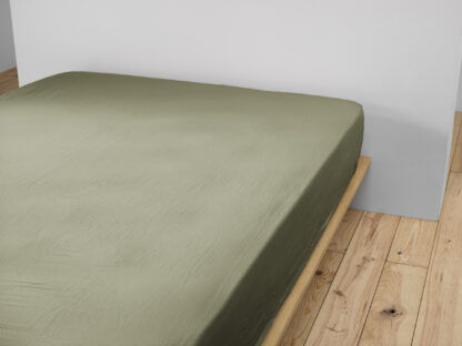 Miniature : Drap Housse Gaze de coton Gaïa 200 x 200 cm