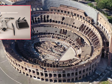 Un turista ha fatto volare un drone senza autorizzazione al Colosseo: denunciato