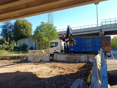 Rifiuti, conclusa la bonifica in via Collatina Vecchia,. Alfonsi: «Intensifichiamo l'impegno»