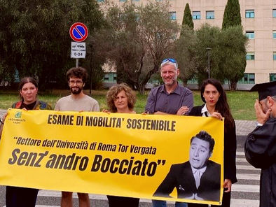 Legambiente «boccia» il rettore di Tor Vergata sulla mobilità sostenibile, per la tranvia che porta a Termini