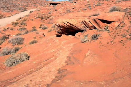 Runner POV Snow Canyon State Park