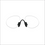 Thumbnail: RX SMITH BOBCAT MATTE BLACK CHROMAPOP BLACK LENS