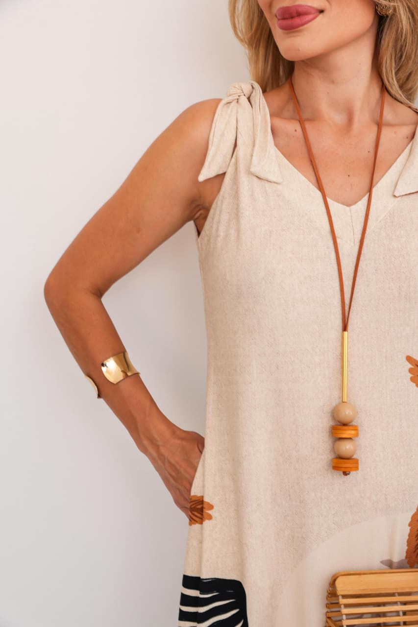Thumbnail: Palm Breeze Midi Dress