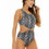 Thumbnail: Cut-Out Swimsuit Prumirim with Mother-of-Pearl Ring & UV 50+ |  Calgary 