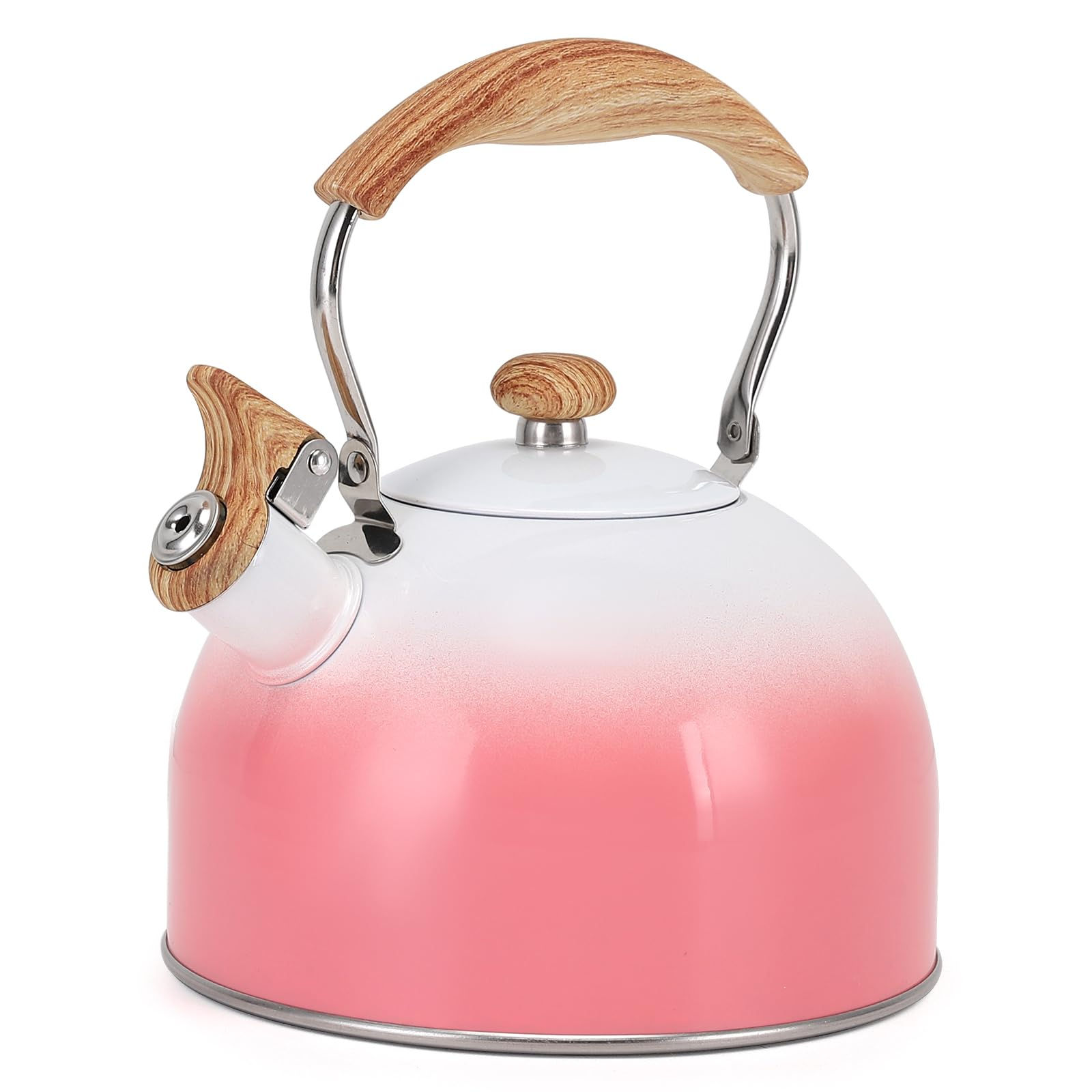 Vegoran Tea Kettle2.6 Quart Whistling Tea Kettle Tea Pots for Stove Top Food Gra