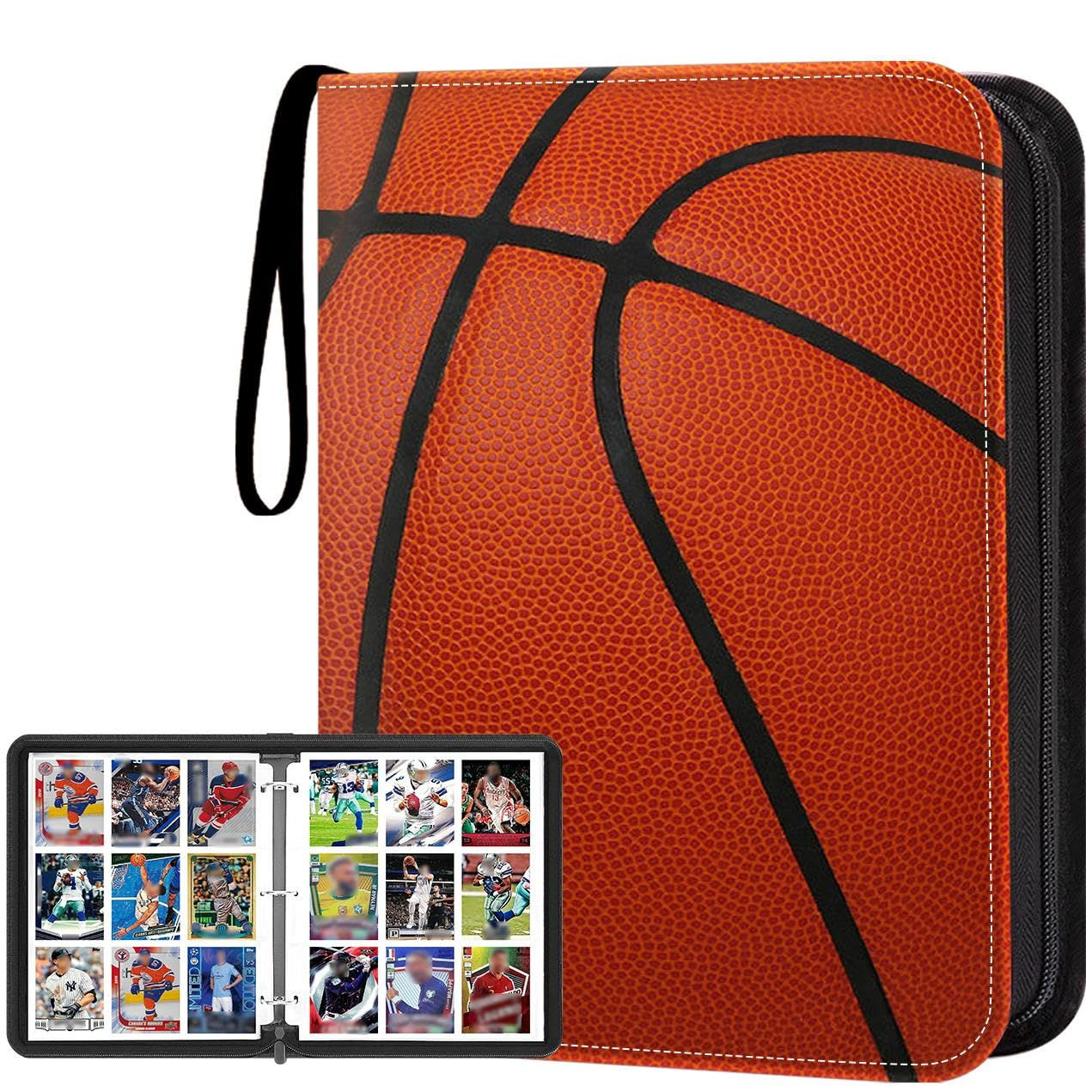 HESPLUS 900 Pockets Basketball Card Binder Trading Card Holder with Sleeves Card