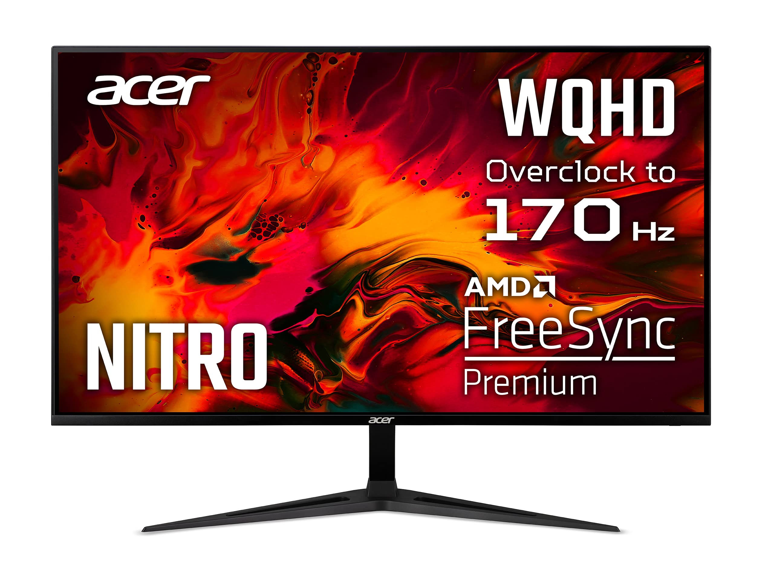 Acer Nitro RG321QU Pbiipx 31.5" Zero-Frame IPS WQHD 2560 x 1440 Gaming Monitor |