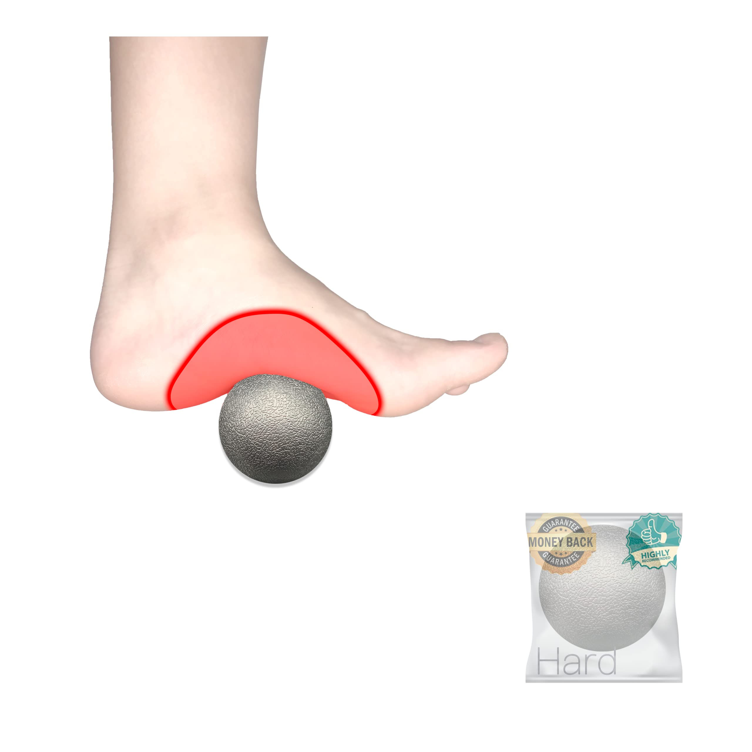 Massage Ball Lacrosse Ball Massage Ball Therapy for Myofascial Release Plantar F