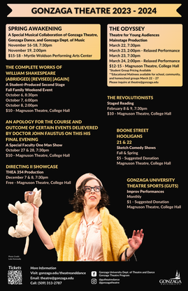 A woman looks amused into the distance