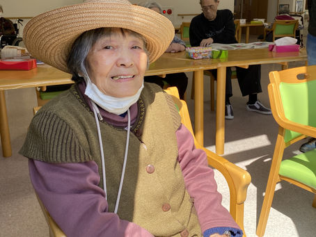 あたたかさに誘われて、日向ぼっこをしました