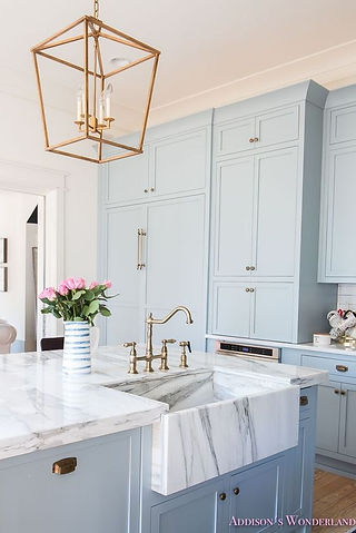 Light Blue Kitchen Design