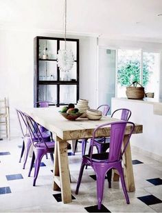 Modern Country with a pop of Purple