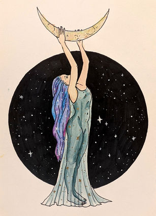 Mystical woman and stars.jpg