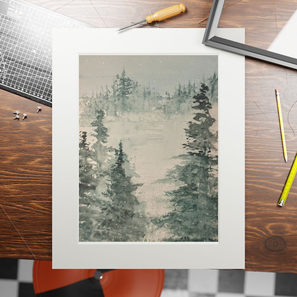 Thumbnail: Fine Art Prints (Passepartout Paper Frame)